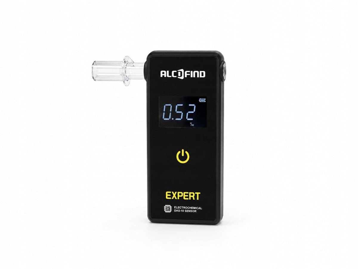 Electrochemical breathalyzer AlcoFind Expert black Manufacturer code 6941781