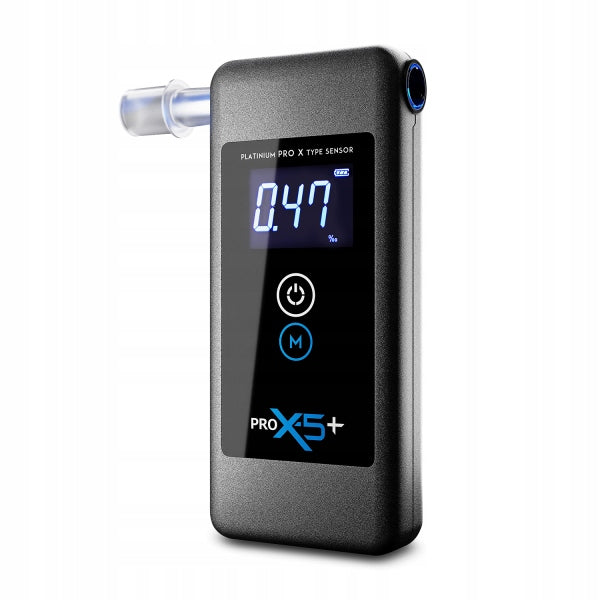 Electrochemical breathalyzer AlcoFind Pro X-5 Plus CALIBRATED Manufacturer code PRO X-5 PLUS