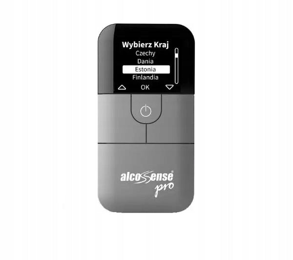 Electrochemical breathalyzer AlcoSense Pro Battery Calibration Thermometer