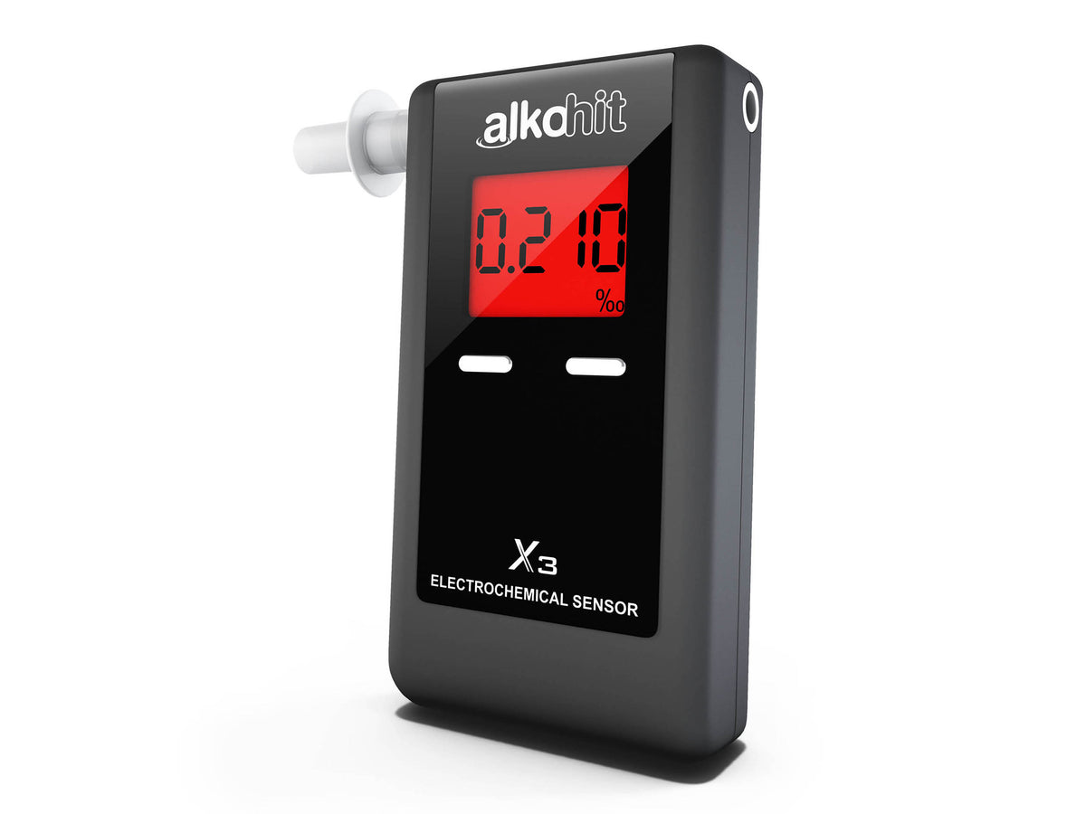 Electrochemical breathalyzer Alkohit X3 free unlimited adjustments Brand Alkohit