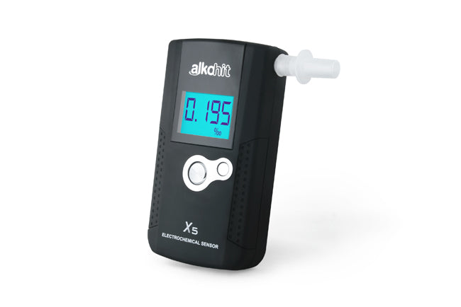 Electrochemical breathalyzer Alkohit X5 free unlimited adjustments Brand Alkohit