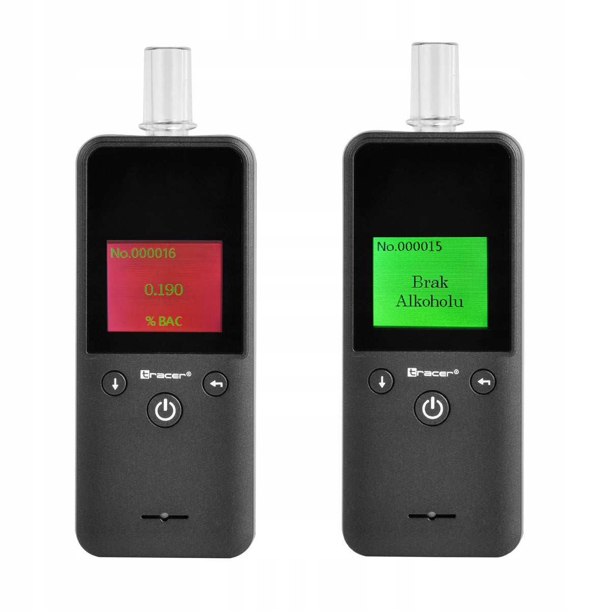 Electrochemical breathalyzer TRACER Clarix EZ-4 | case | 0,005%o | USB C Packaging status original