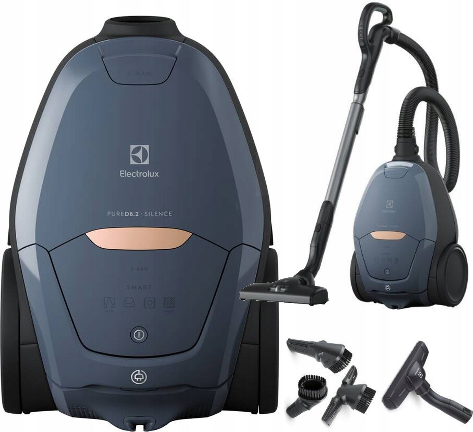 Electrolux Pure D8.2 PD82-8DB PureSound HEPA H 12 vacuum cleaner for allergy sufferers