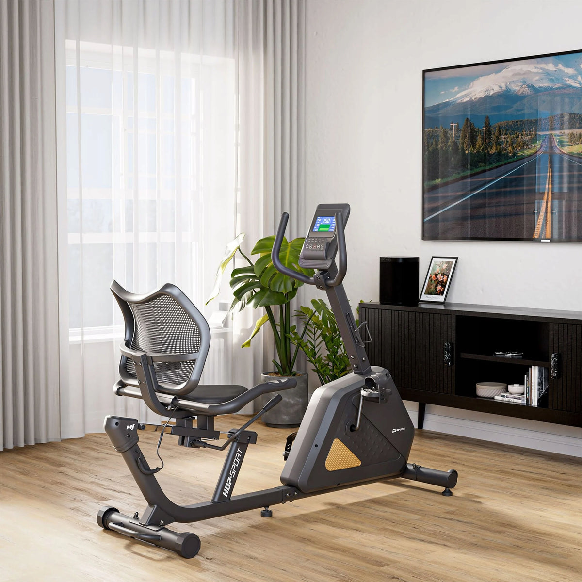 Electromagnetic Training Bike Stationary Reclining Brand Hop-Sport