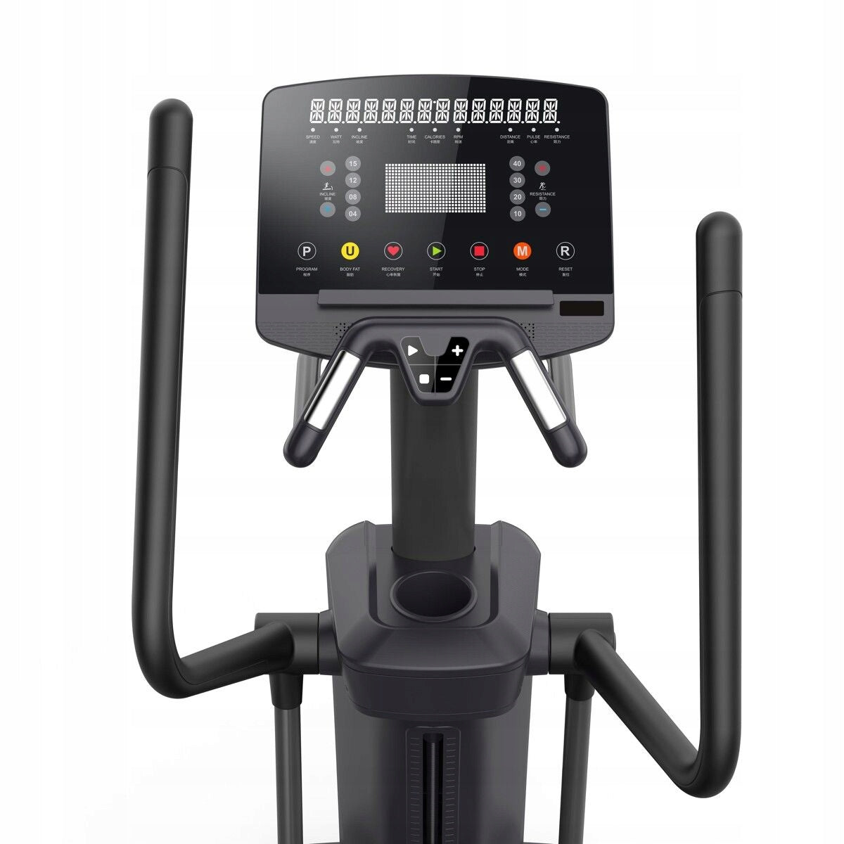 Electromagnetic elliptical cross trainer E38 LED Gymost + Equipment mat Packaging status original