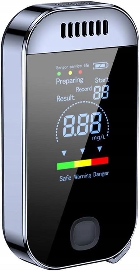 Electronic Breathalyzer with Led Display Without Touch