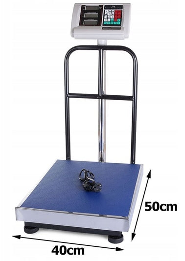 Electronic Storage Scale Backrest Large LCD Screen 300 Kg Brand Verk Group