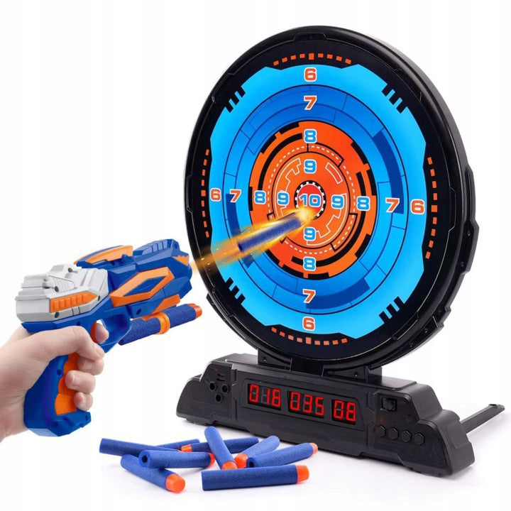 Electronic shooting shield for children gun 10 arrows LCD 3 modes Packaging status original