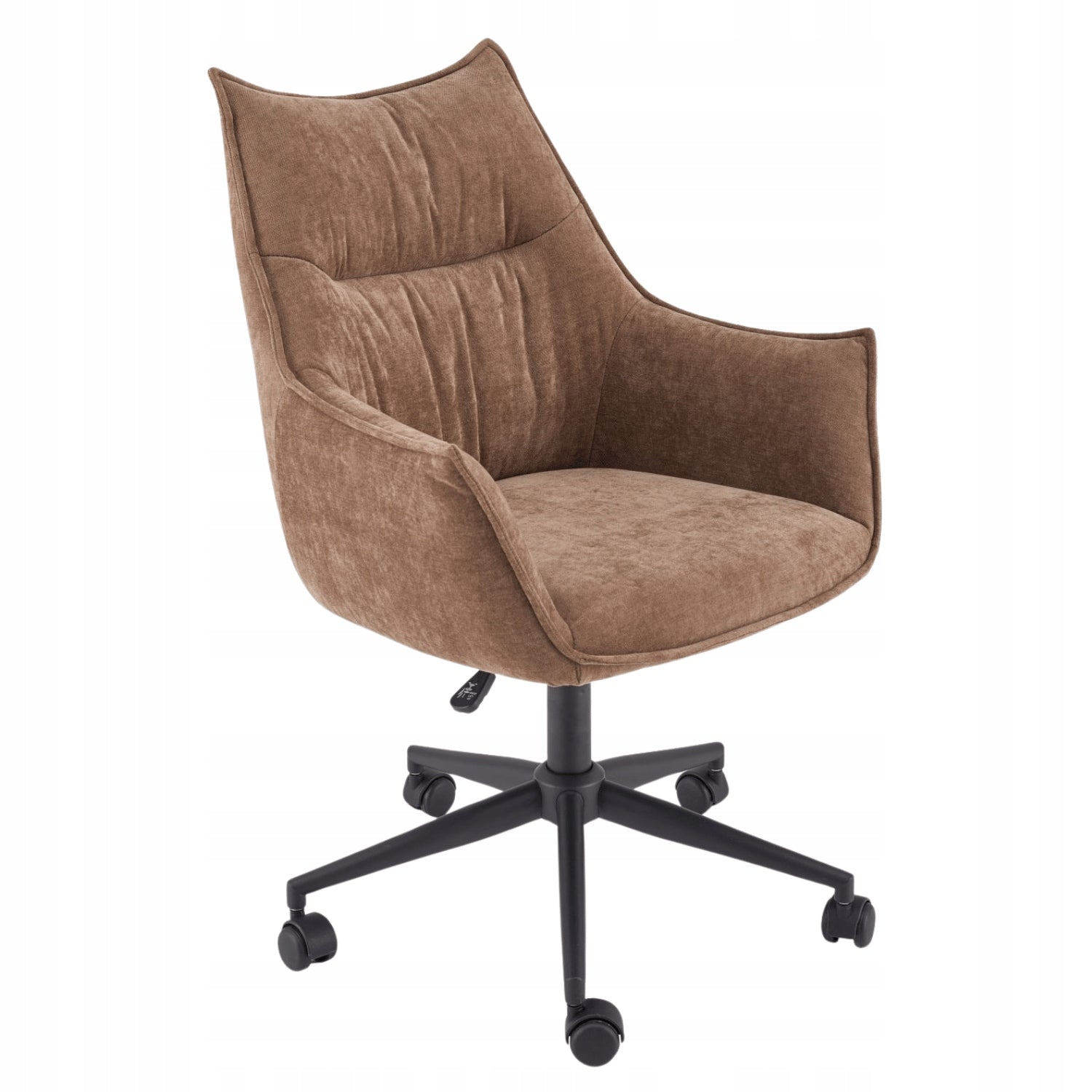 Elegant Armchair Swivel Fabric MALOY CLIO BEIGE / Black Office, Room Manufacturer code Krzesło Obrotowe Stylowe Beżowe do Biurka