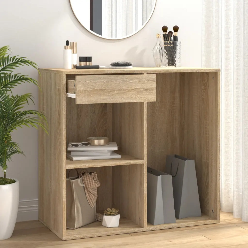 Elegant cabinet for cosmetics 80x40x75 cm sonoma oak Packaging status original