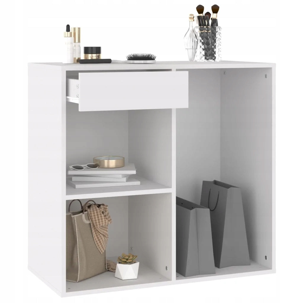 Elegant cabinet for cosmetics white 80x40x75 cm Medical device type accessories for a medical device or a product without an intended medical purpose