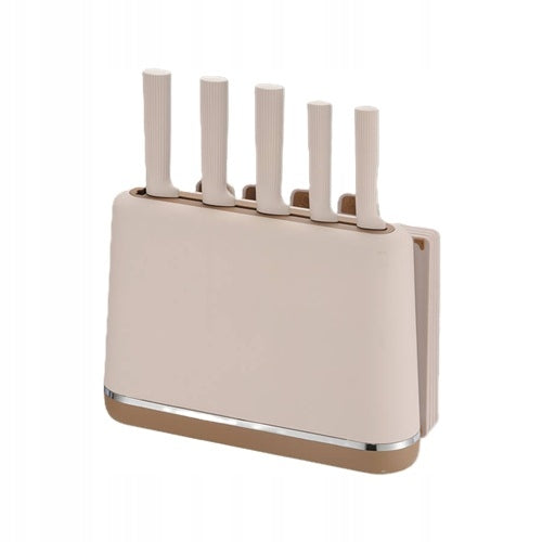 Elegant set of knives and boards on a 2in1 stand | Maestro MR-1412-BEIGE EAN (GTIN) 4820268322135