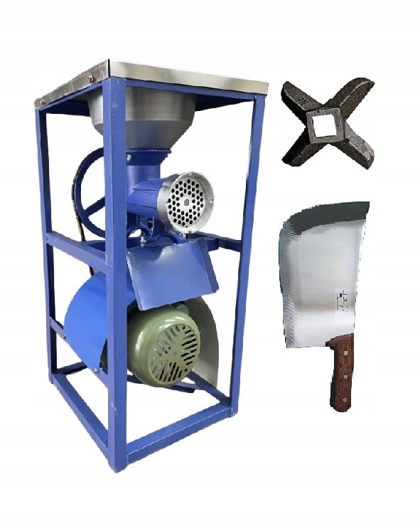 Elektrický mlýn na maso 32 se stojanem 4,5kW / 6 kg/min +Sekáč na maso +Nůž