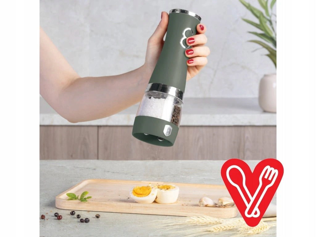 Elektrický mlynček na soľ a korenie 2v1 Kind electric grinder