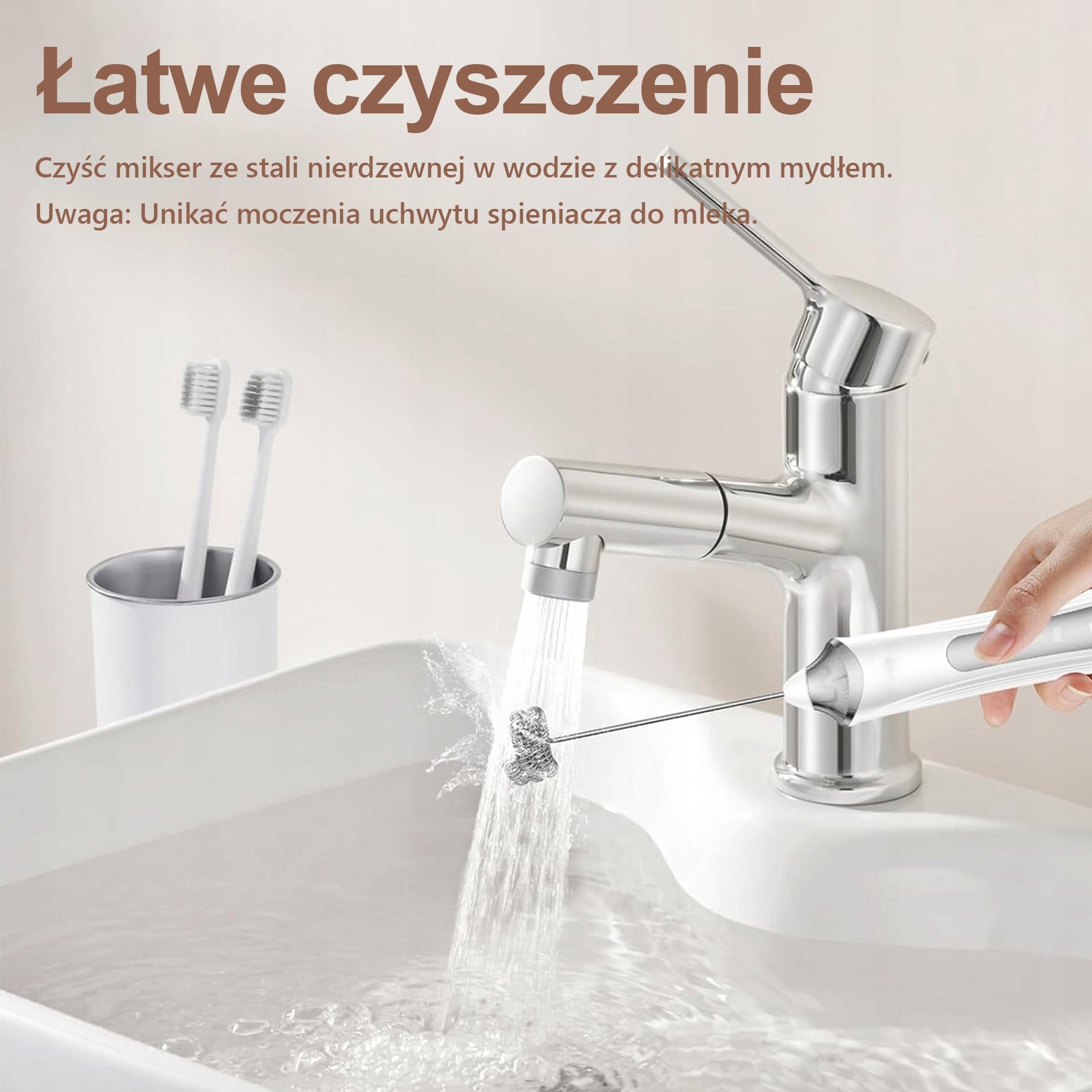 Elektryczny Spieniacz do Mleka USB, 3 Prędkości, Mikser do Kawy Manufacturer code DCMX7GYBM