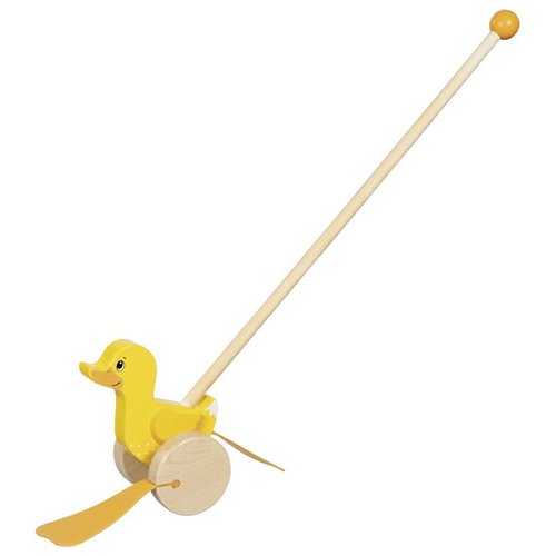 Ella's wooden duck on a stick Goki Goki Brand Goki