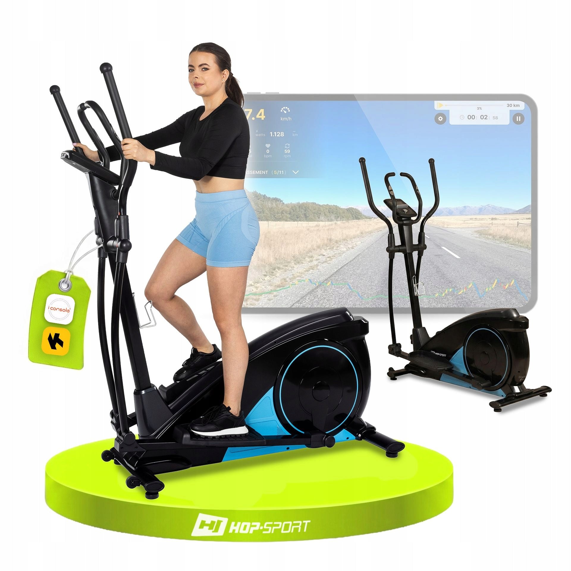 Elliptical Trainer Orbi-trek Electromagnetic Exercise Bike up to 150kg