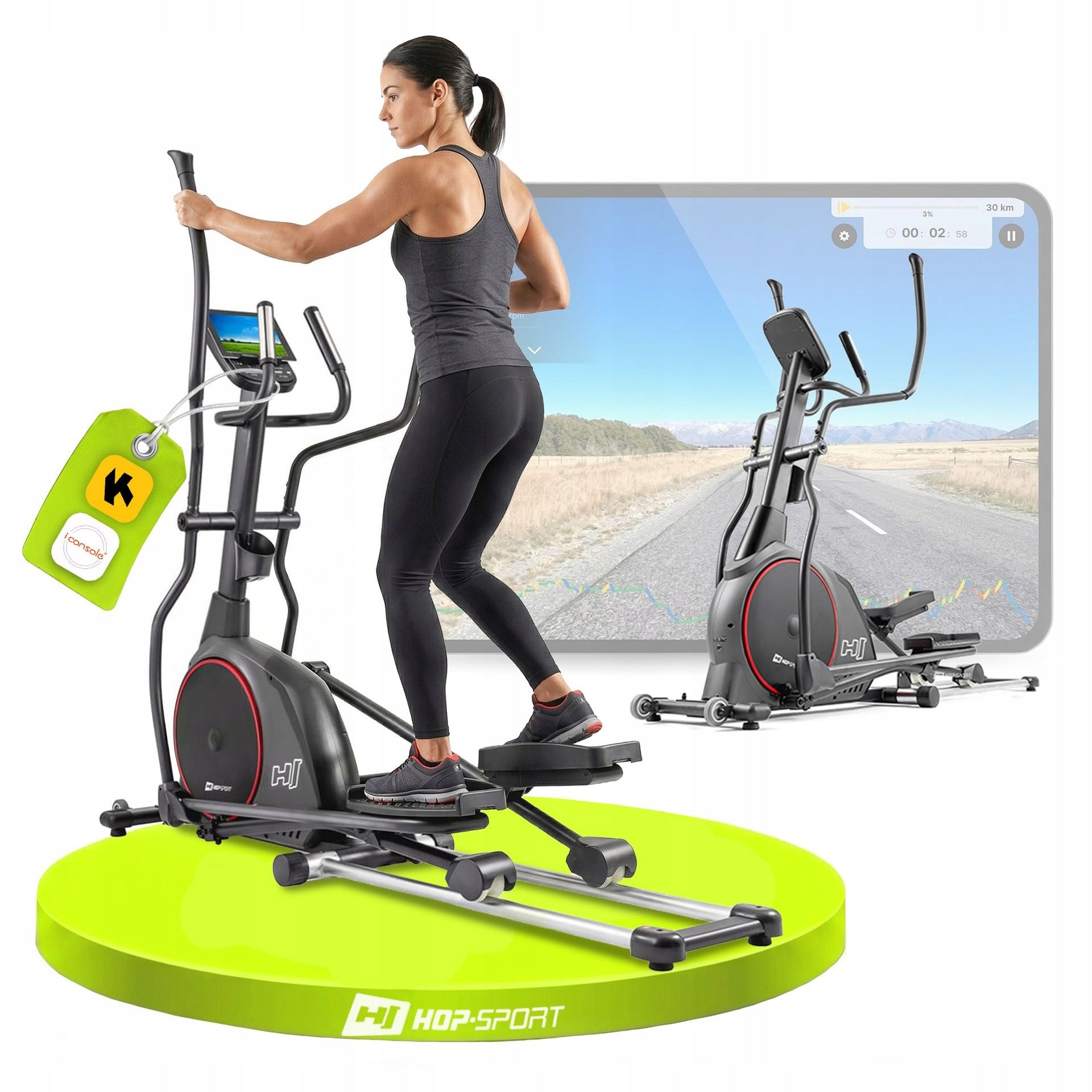 Elliptical Trainer Orbi-trek Electromagnetic Stationary Bike Folding