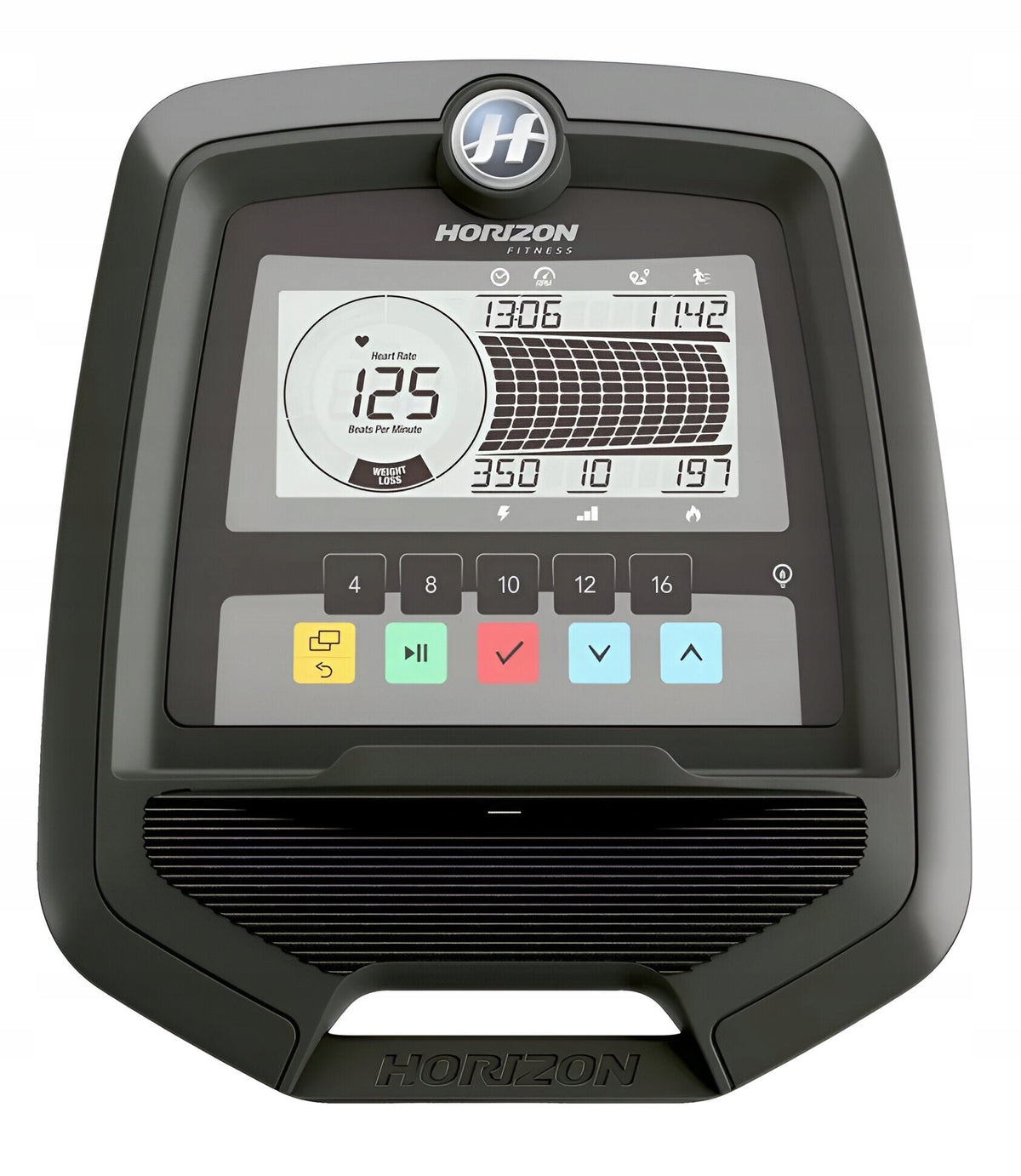 Elliptical cross trainer HORIZON FITNESS Andes 3.1 7kg 50.8cm Additional features speakers touch sensors training programs