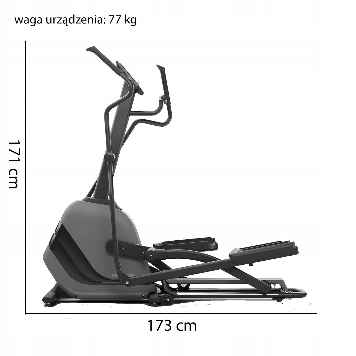 Elliptical cross trainer HORIZON FITNESS Andes 3.1 7kg 50.8cm Brand Horizon Fitness