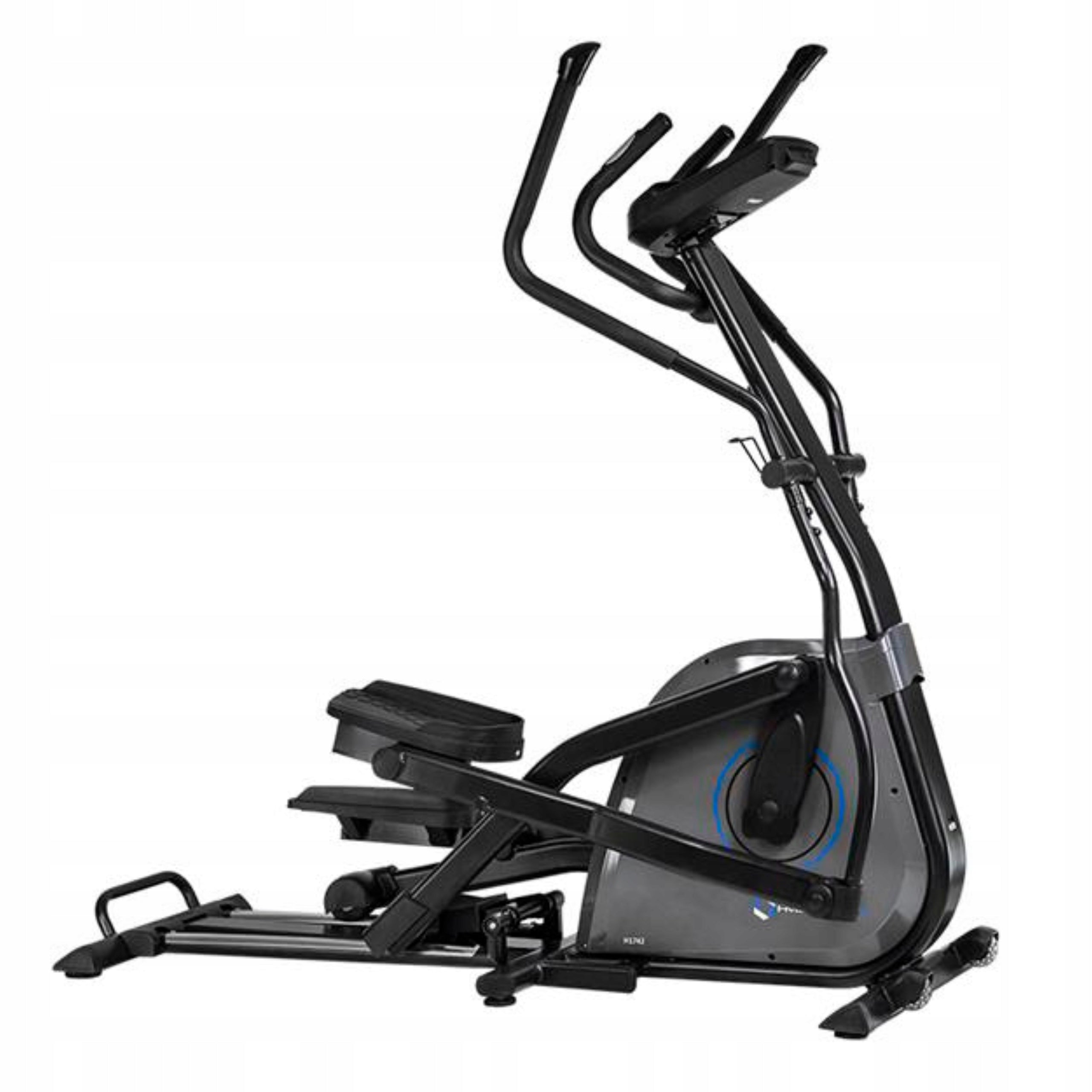 Elliptical trainer electromagnetic elliptical cross trainer with generator black HMS