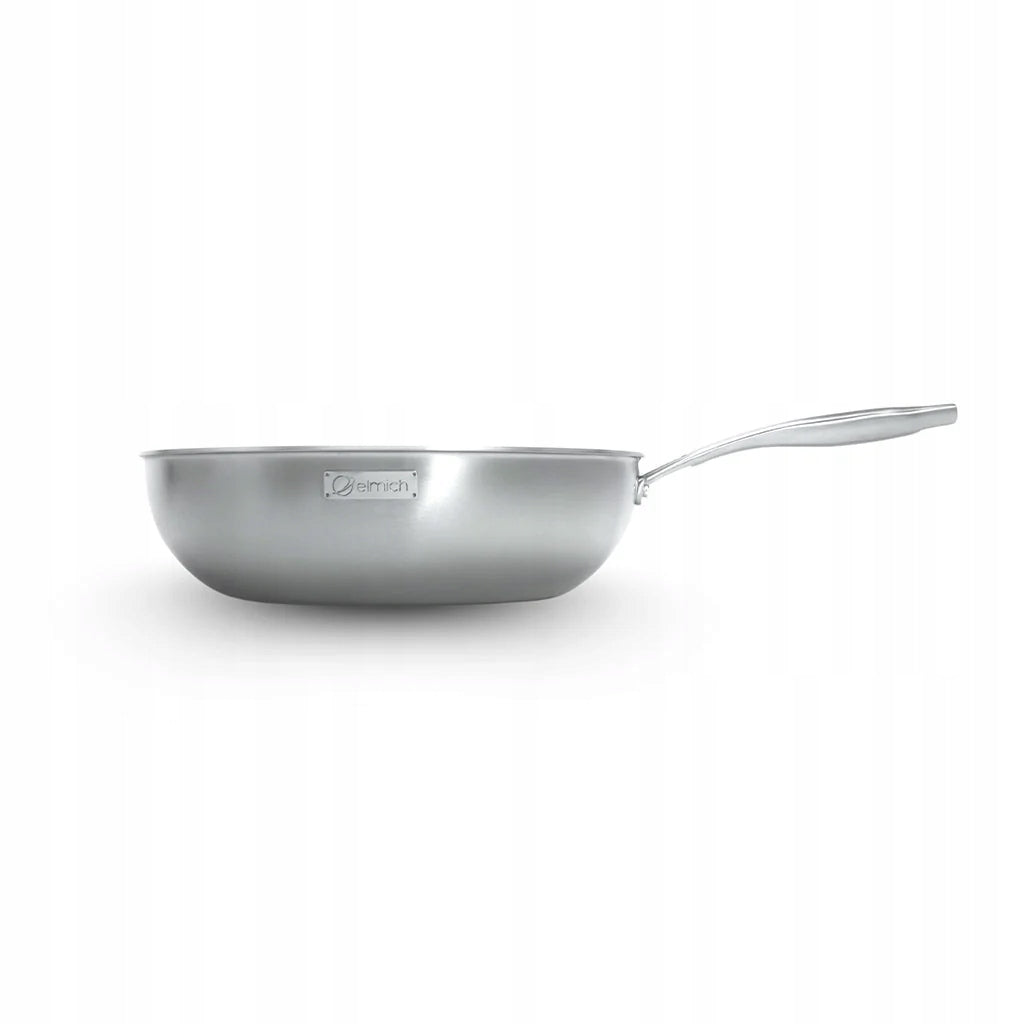 Elmich Nepřilnavá nerezová Wok pánev Tria Ceramic s keramickým povrchem Ø 2 Diameter 28 cm