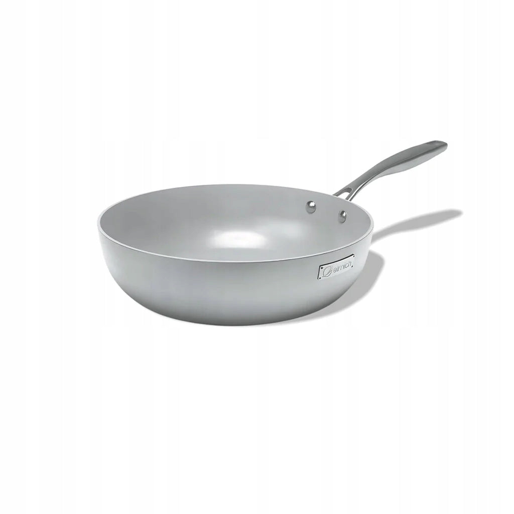 Elmich Nepřilnavá nerezová Wok pánev Tria Ceramic s keramickým povrchem Ø 3