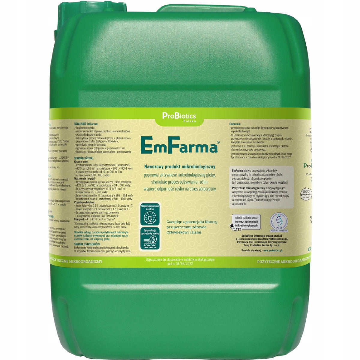 Emfarma 10L - Microbiological preparation for plant fertilization