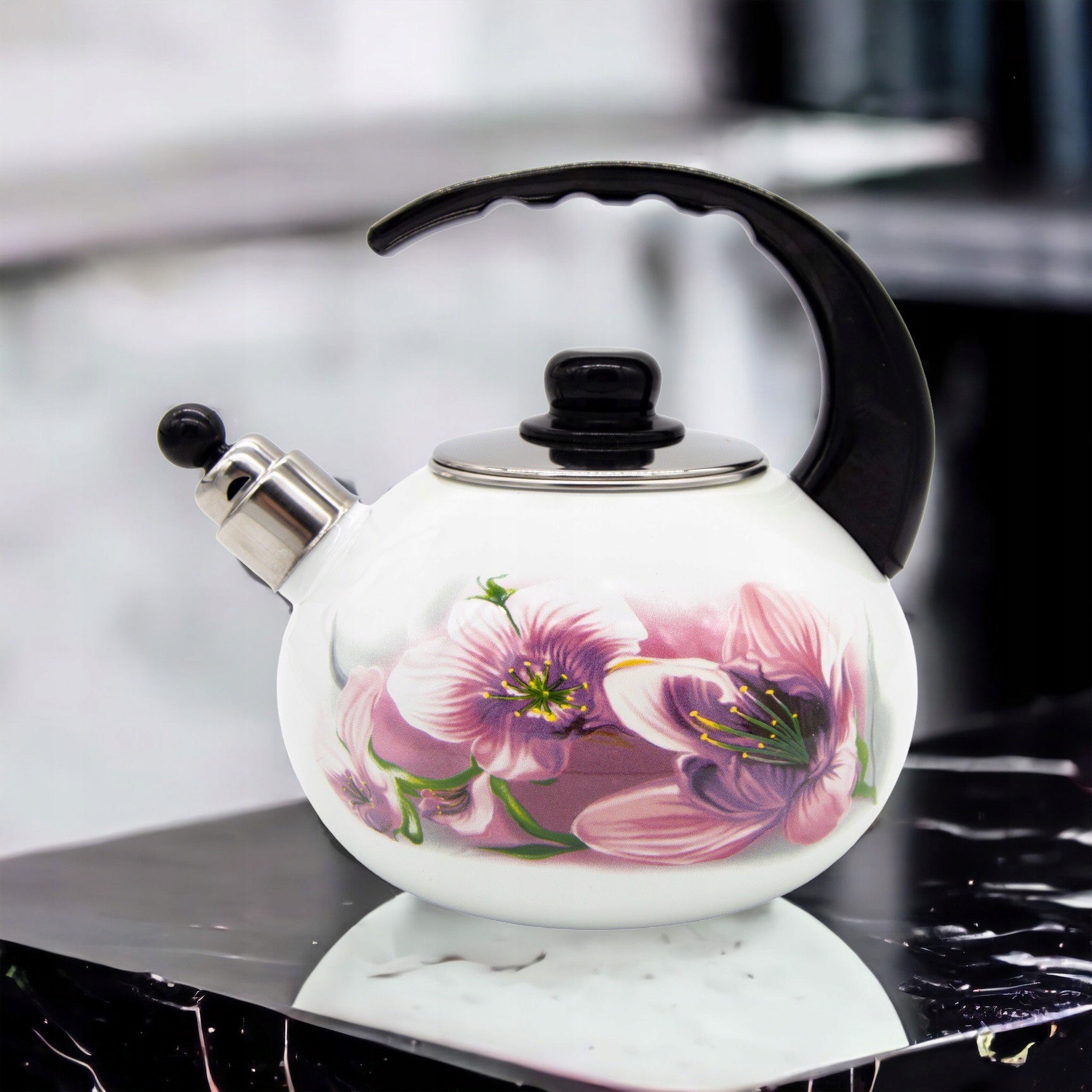 Enamel induction gas kettle 2,5L TR65 Manufacturer code TR65