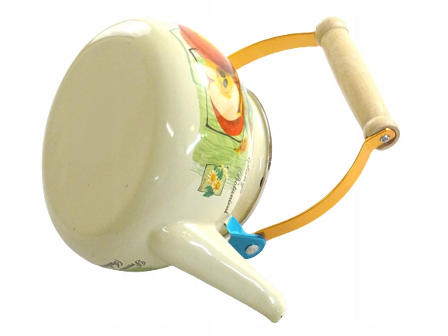 Enamel kettle small kitchen teapot 1.5 liters Brand no brand