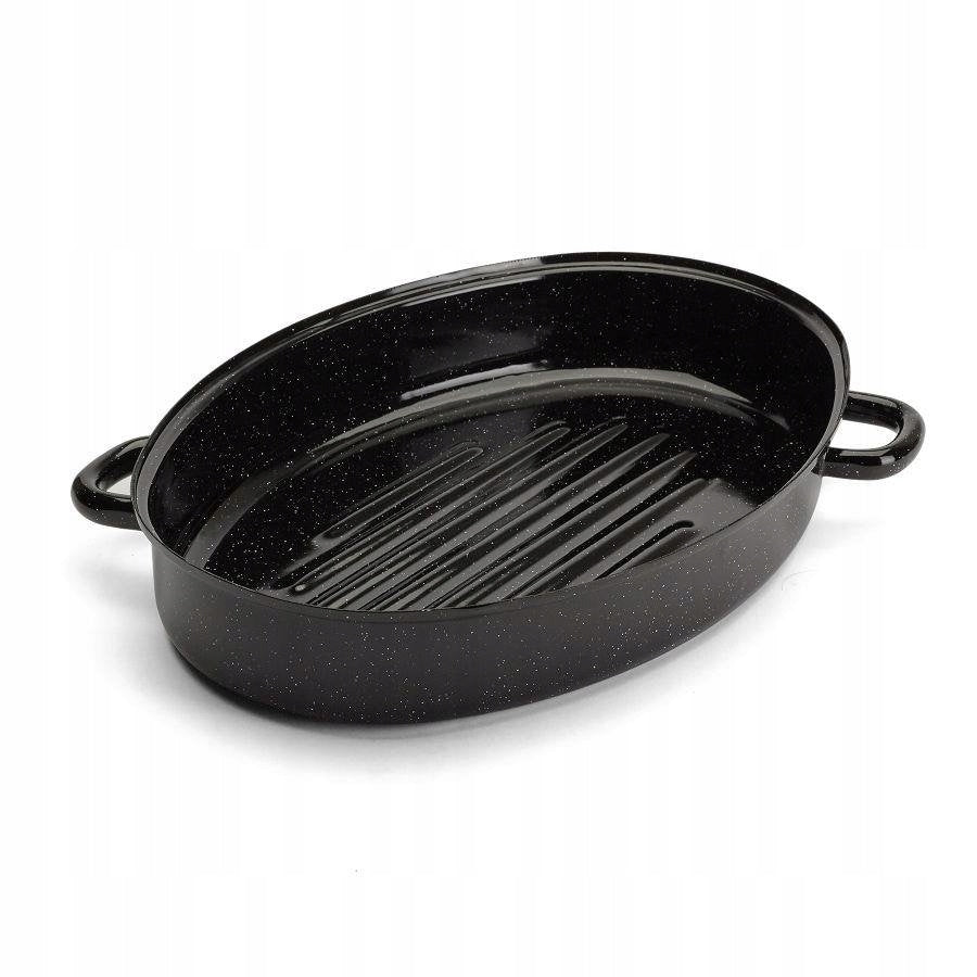 Enamel pan with cover 7l Emalia Pleszew Manufacturer code Z/P 1300/38