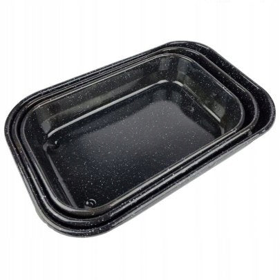 Enamel sheet 40 cm pan for baking meat fries casseroles Packaging status original