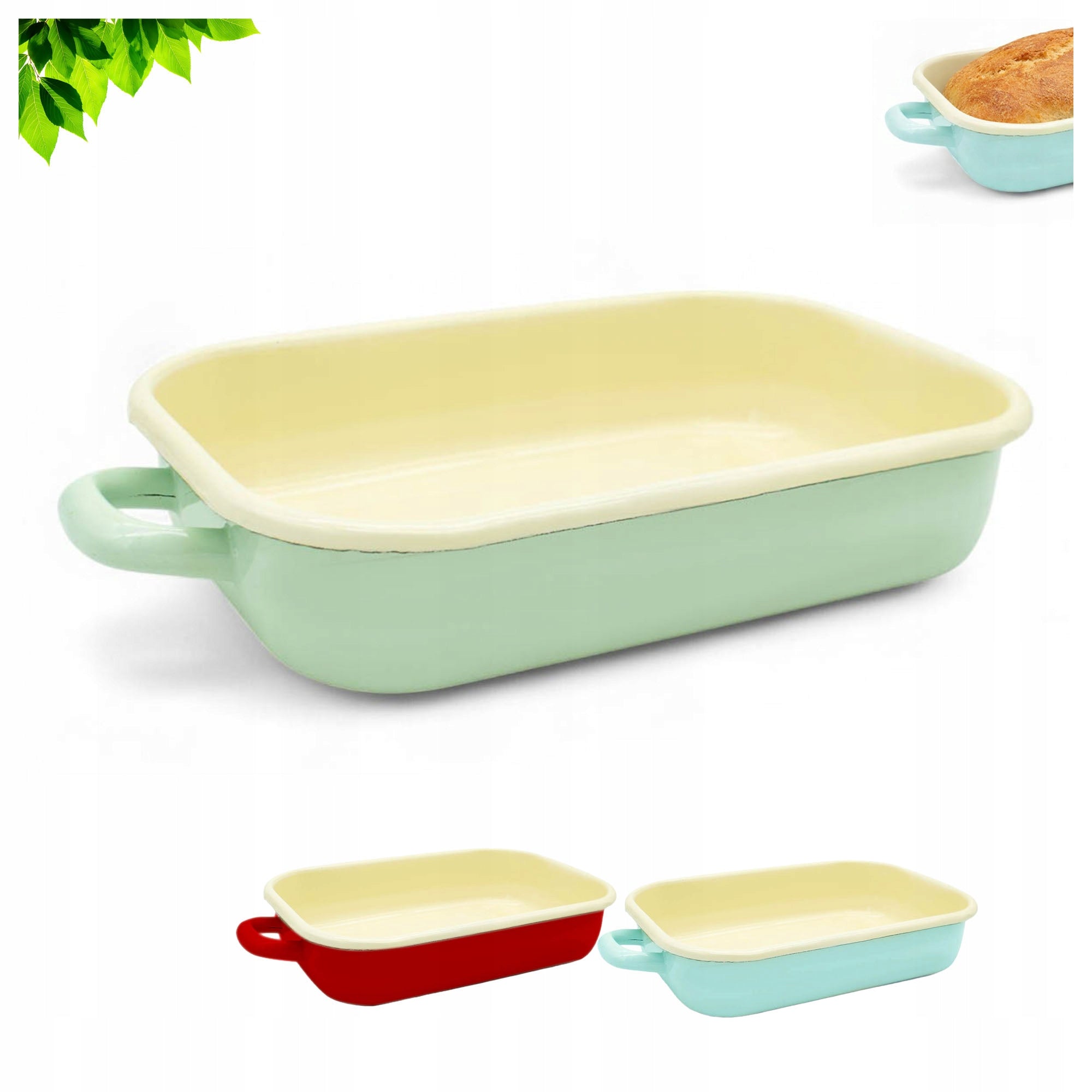 Enameled Brittany 3,4 L with Handles Heat Resistant for Casseroles 32cm