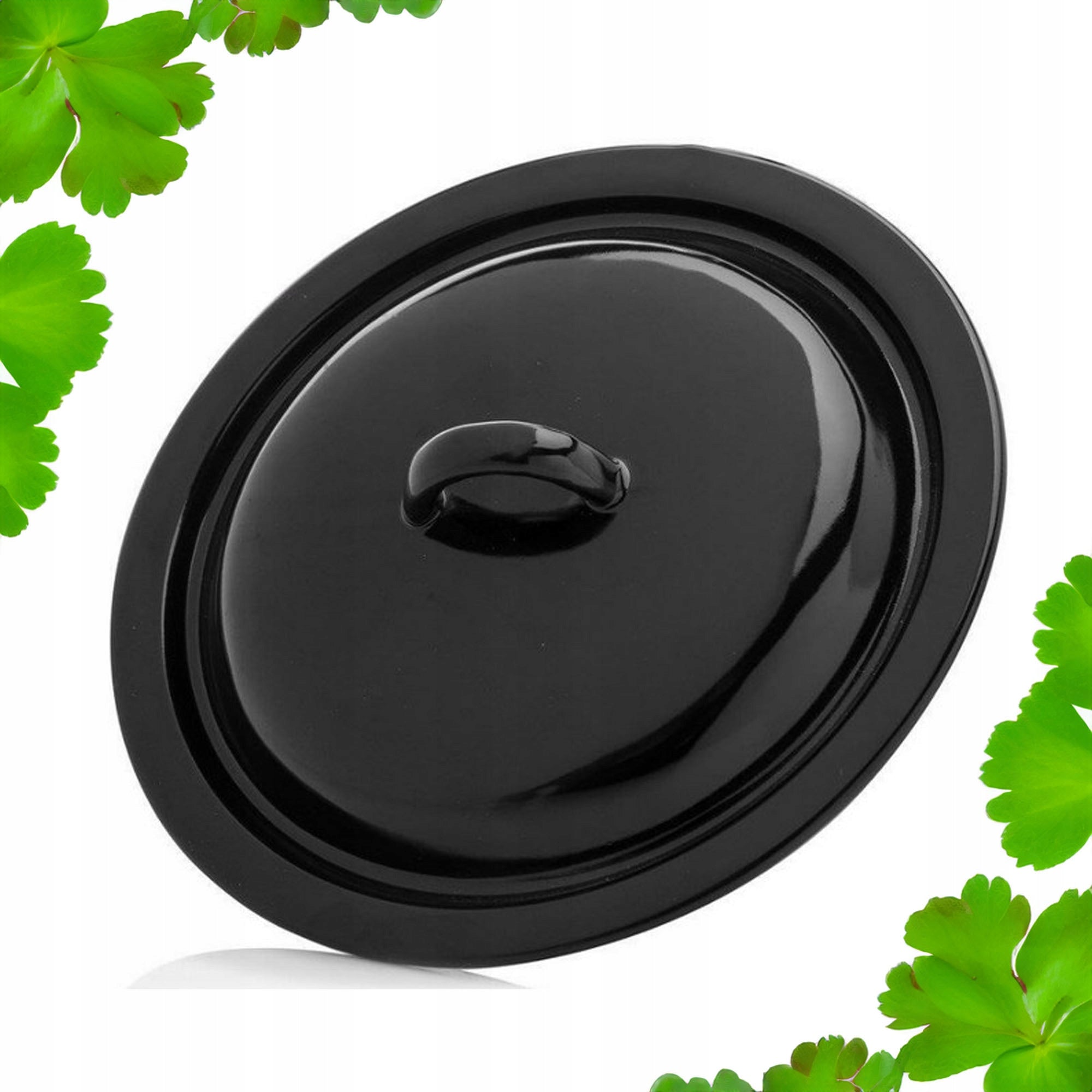 Enameled lid 20 CM pot cover saucepan black cover