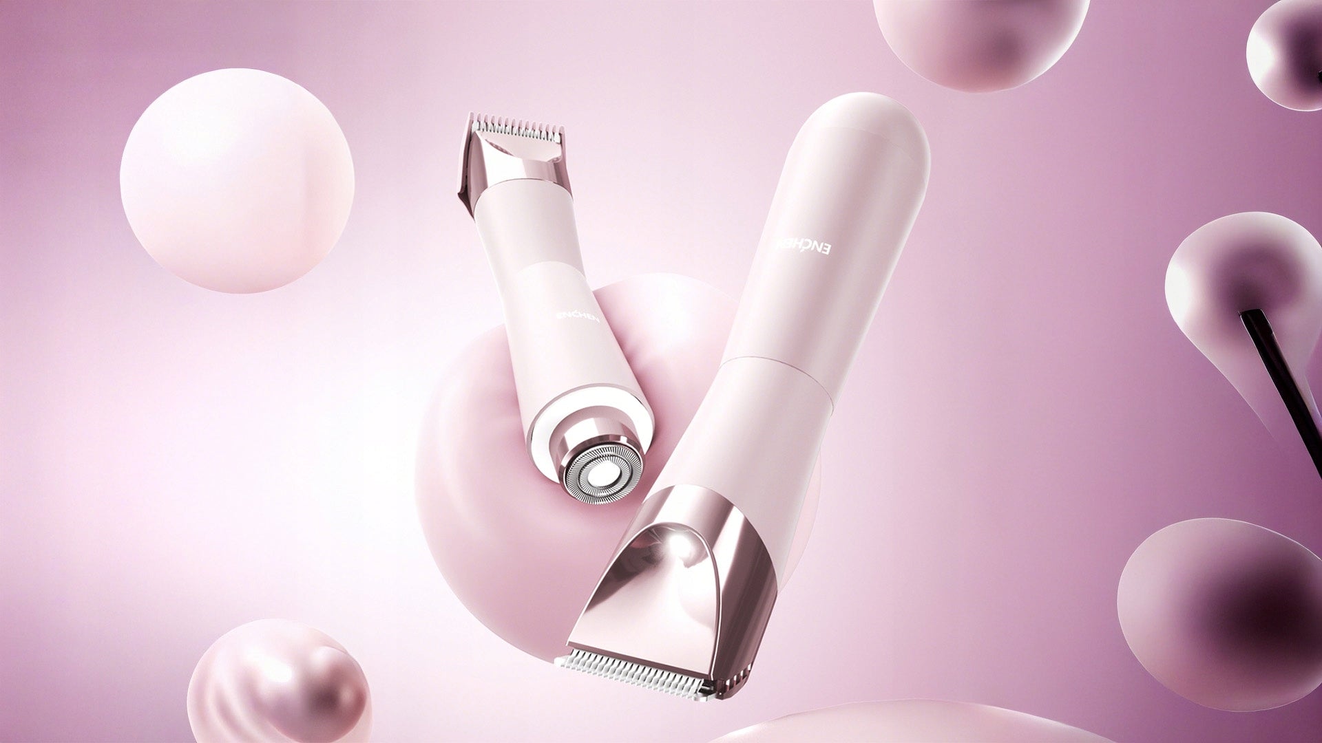 Enchen A4 Trimmer Shaver 2in1 Women's Shaving Machine Armpit Leg Body Manufacturer code ENCHEN A4 Trymer Lady Różowy