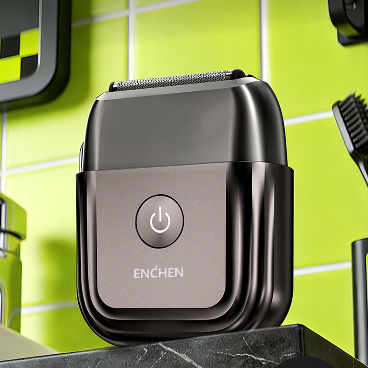 Enchen MS005 Beard Shaver Small Compact Waterproof Travel USB-C Manufacturer code ENCHEN MS005