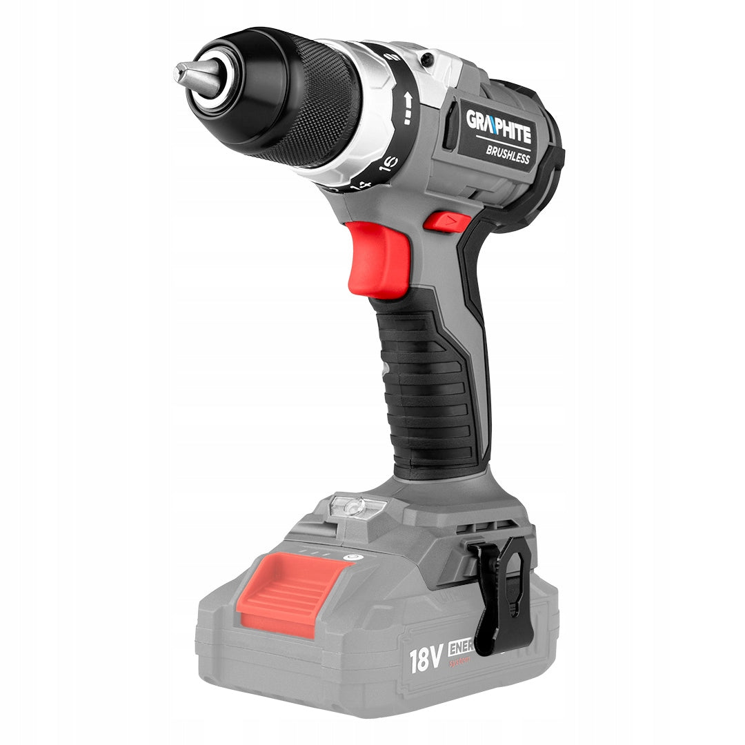 Energy+ 18V Brushless Cordless Drill/Driver, Li-Ion, 13 mm,