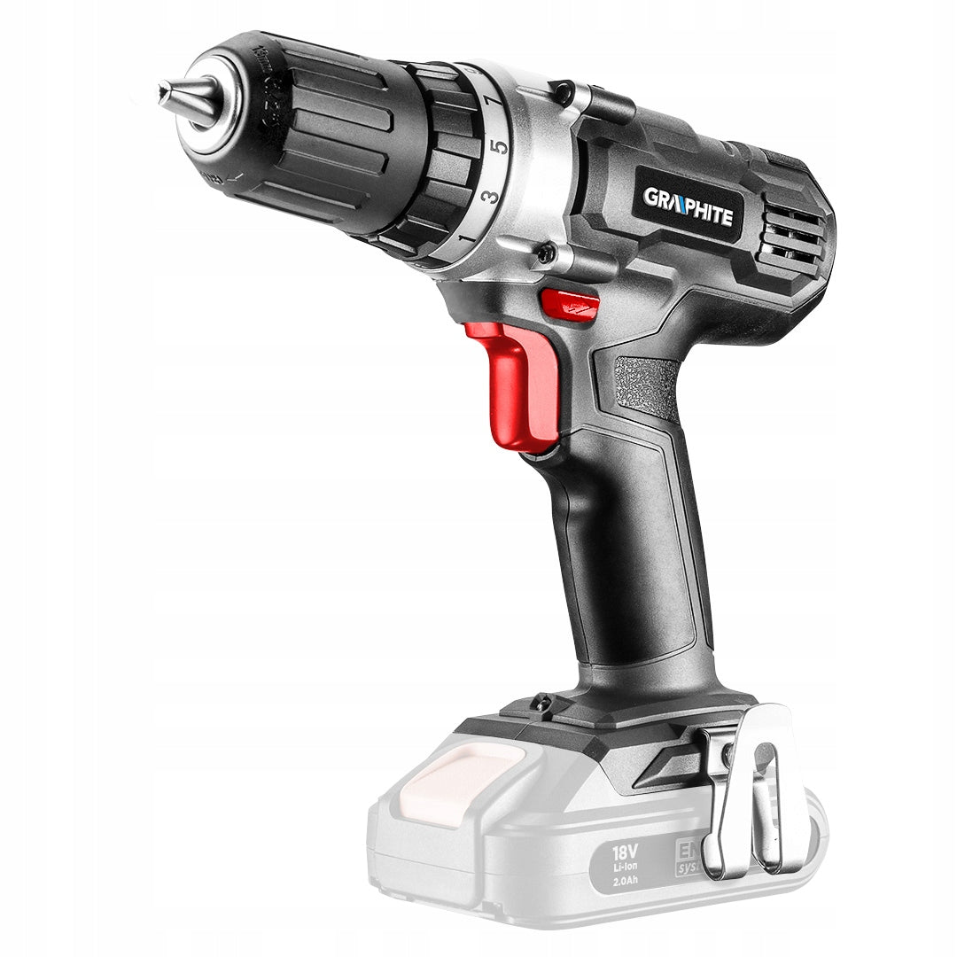 Energy+ 18V Cordless Drill/Driver, Li-Ion, Self-Clamping Handle