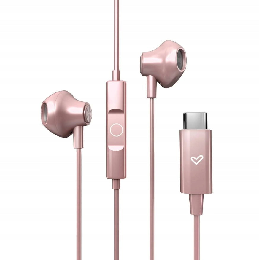 Energy Sistem EasyPods USB-C Wired Earbuds, Rose Gold Packaging status original