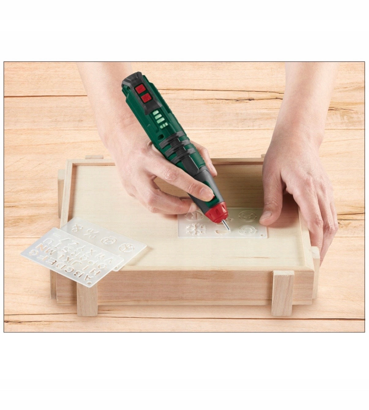Engraving device stencils engraving pen wireless engraving pen Brand Parkside