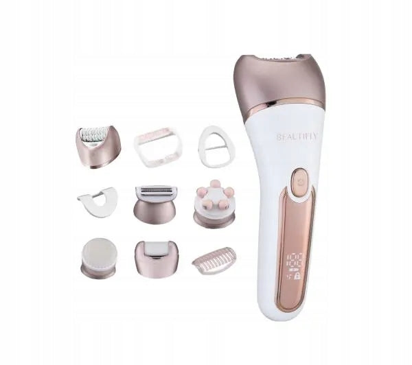 Epilator Beautifly Beauty Silk Rechargeable Tweezers 4 Overlays White