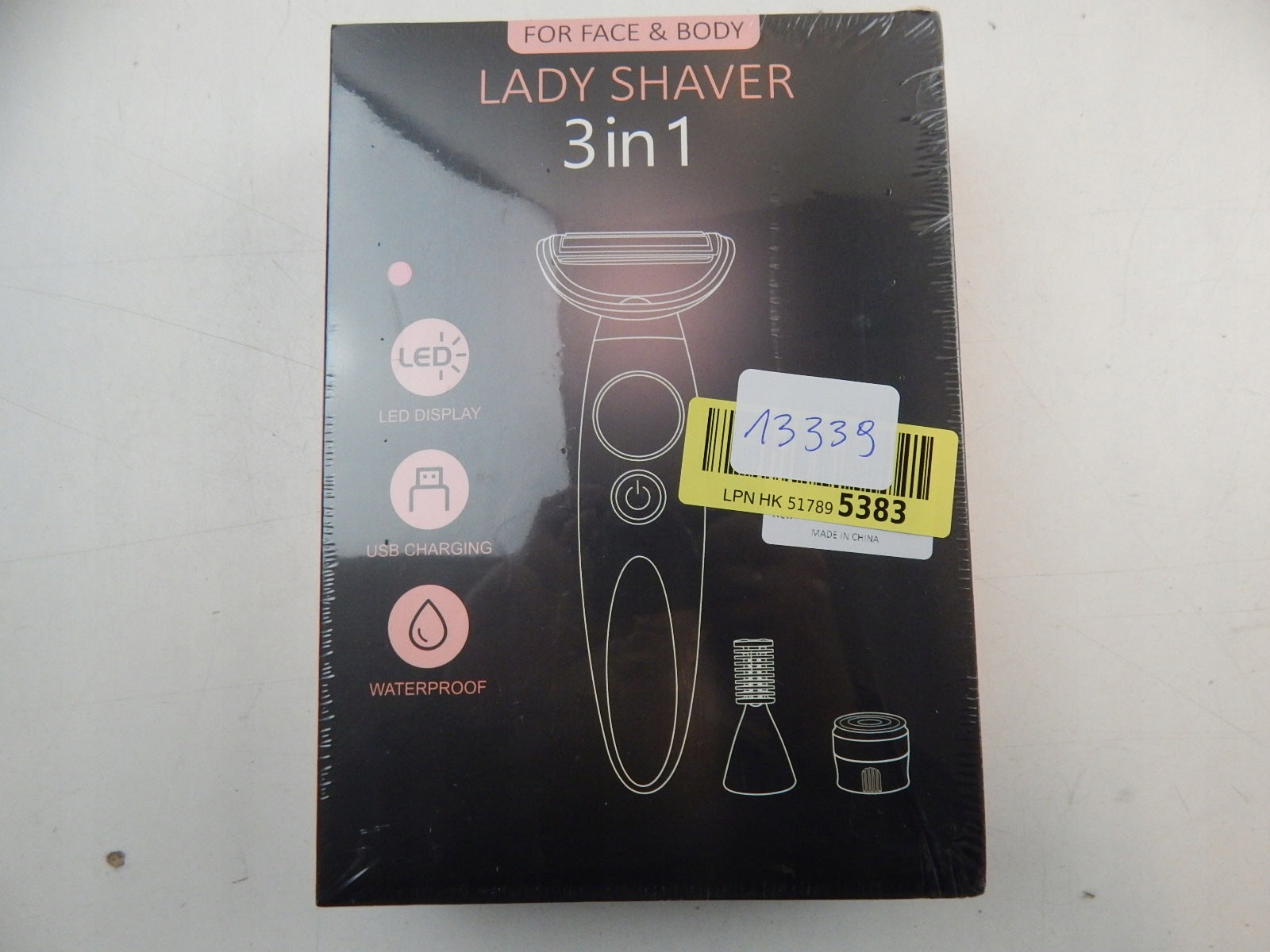 Epilator Body Shaver for Women 3in1 Packaging status original