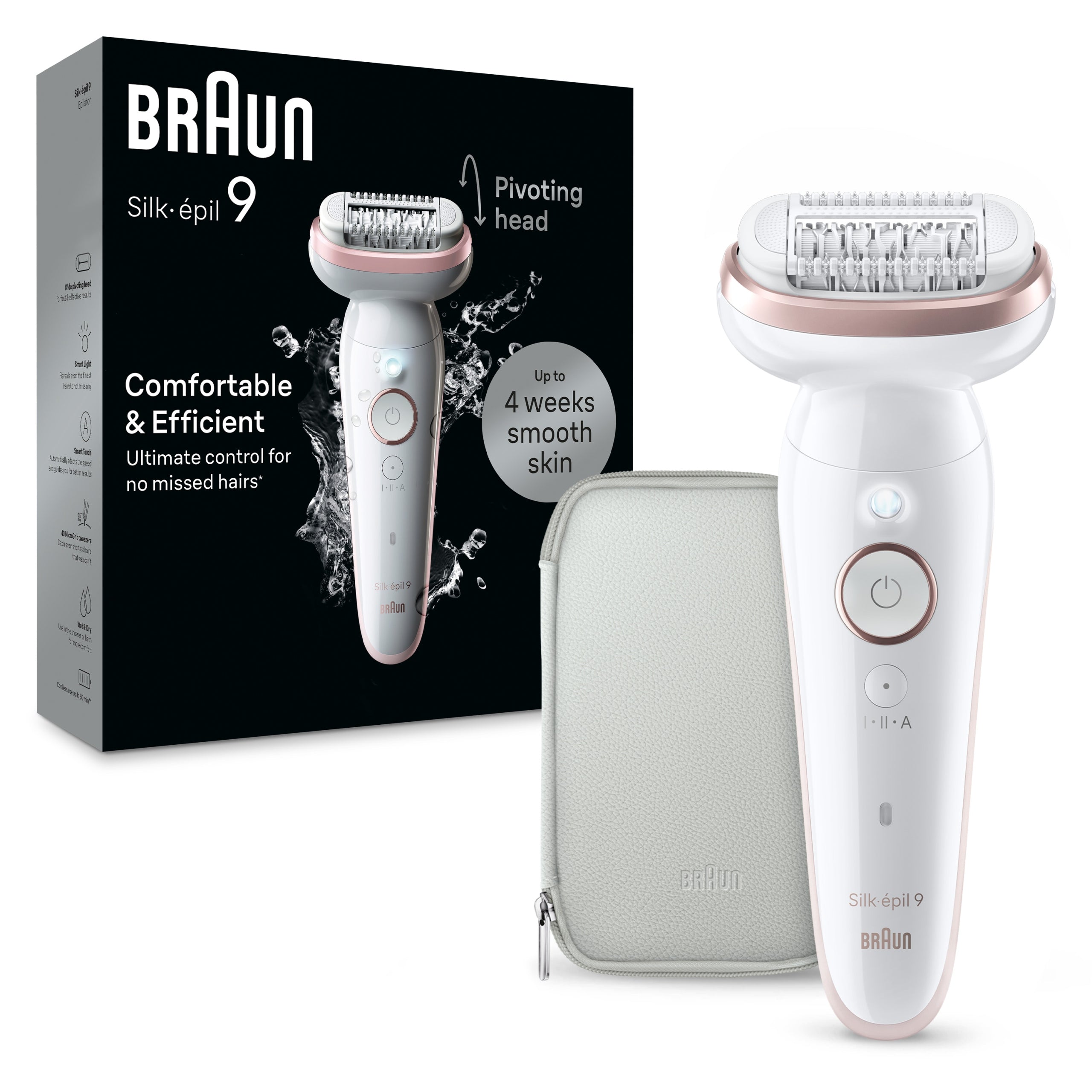 Epilator Braun Silk-épil 9-000 white-pink