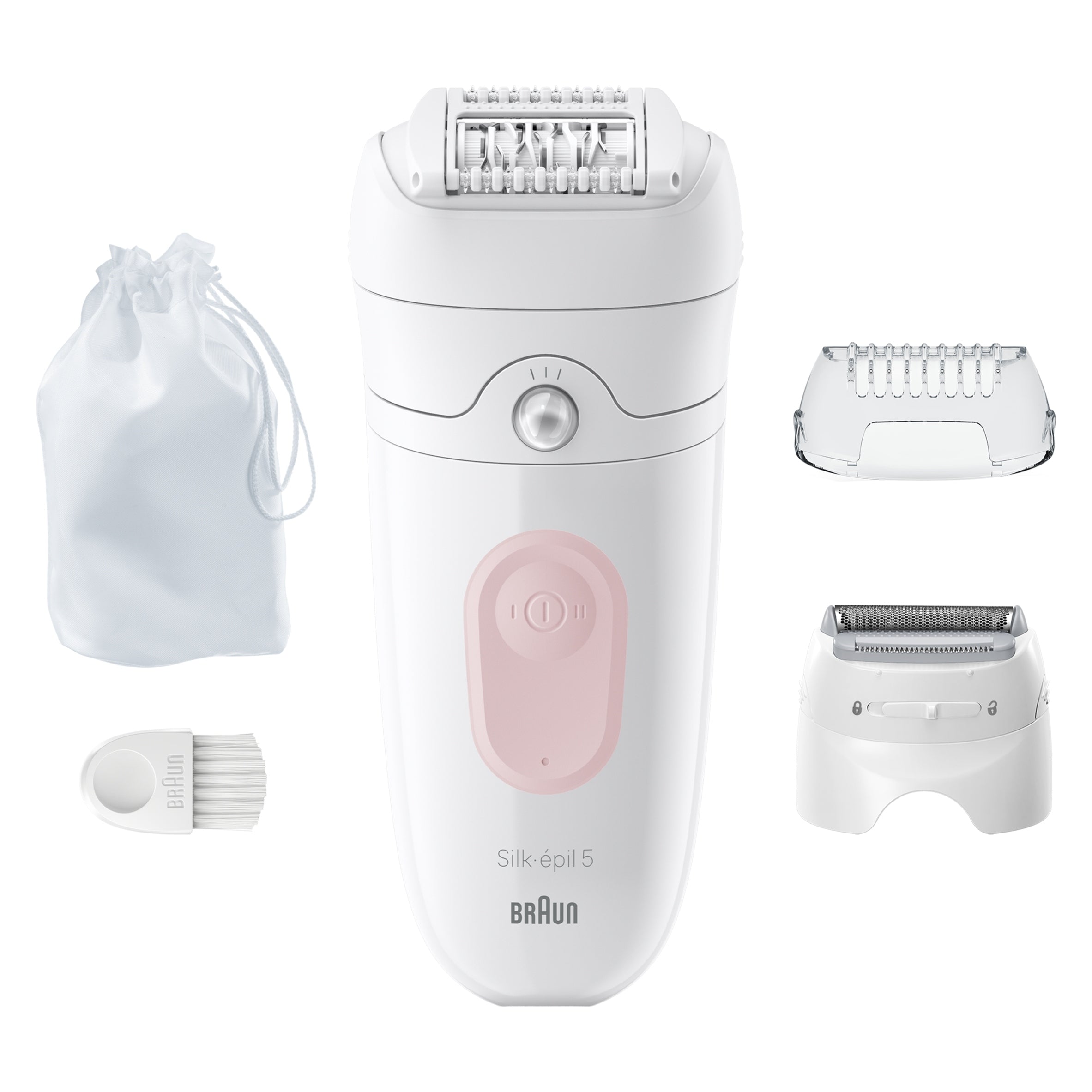 Epilator Braun Silk-épil SE5-030, white/pink Manufacturer code SE5-030