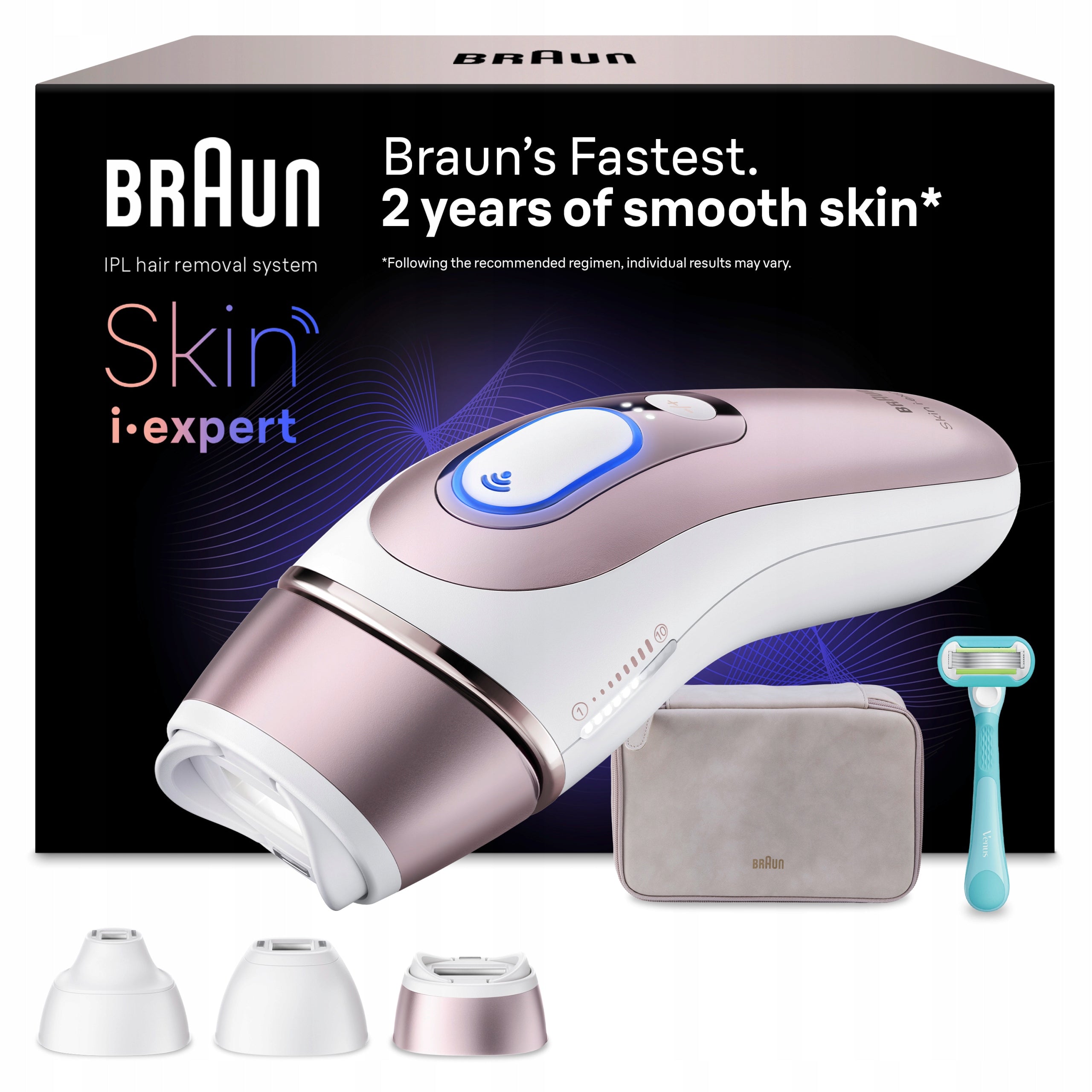 Epilator Braun Smart PL7321 Skin expert 3 Heads Laser hair removal