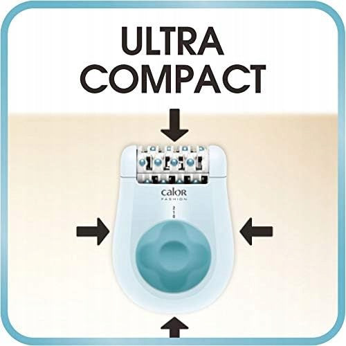 Epilator Calor Electric Epilator Fashion EP1028C0 0.5mm compact Brand Calor