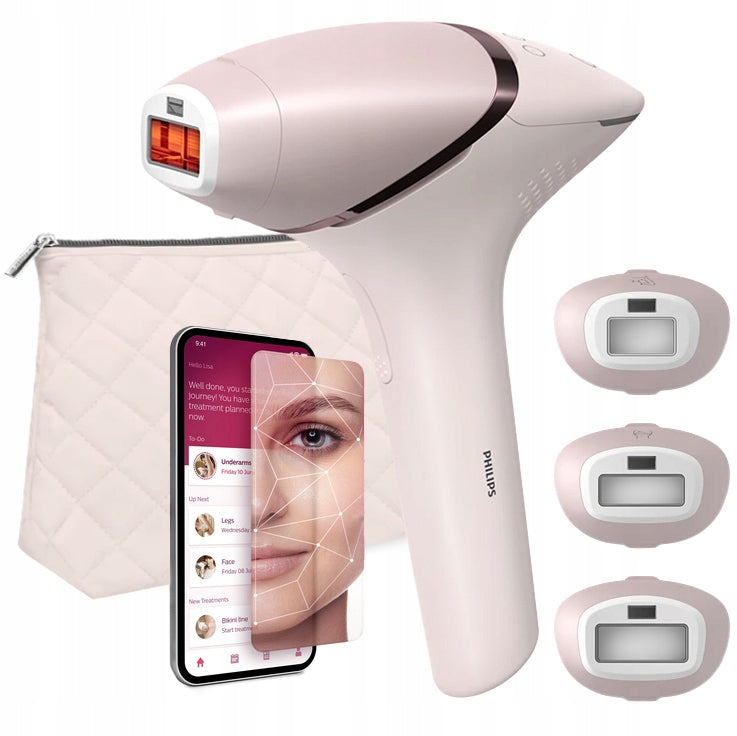 Epilator IPL Philips Lumea 9900 BRI976/00 SenseIQ SmartSkin 4 caps