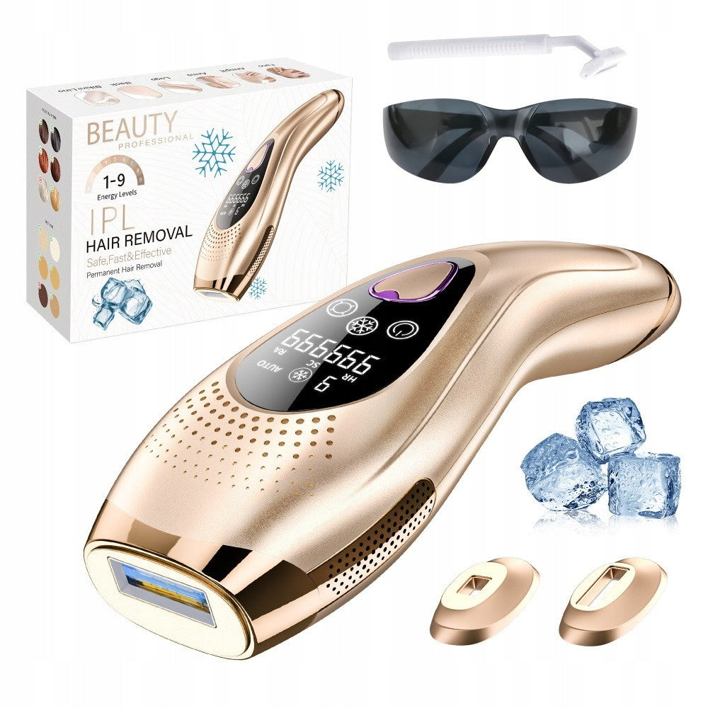 Epilator Laser Epilator IPL Body Care Quartz Lamp Ice Cool 9 Levels