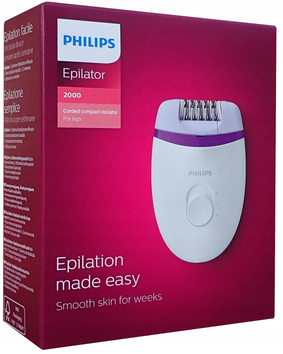 Epilator Philips BRE225/00 Packaging status original