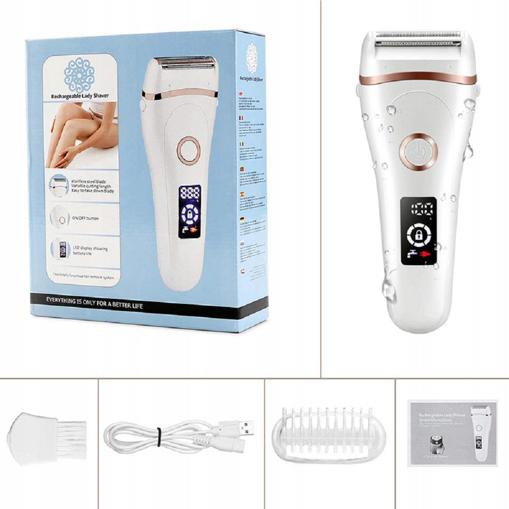 Epilator pearl white wet and dry 5W Brand no brand